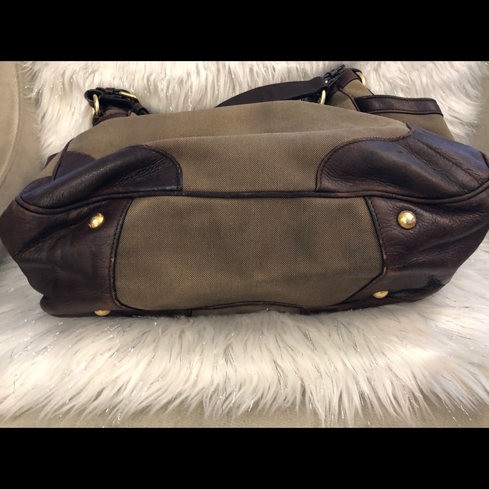 💯% AUTHENTIC PRADA Canapa Jacquard Logo Hobo - Picture 3 of 8